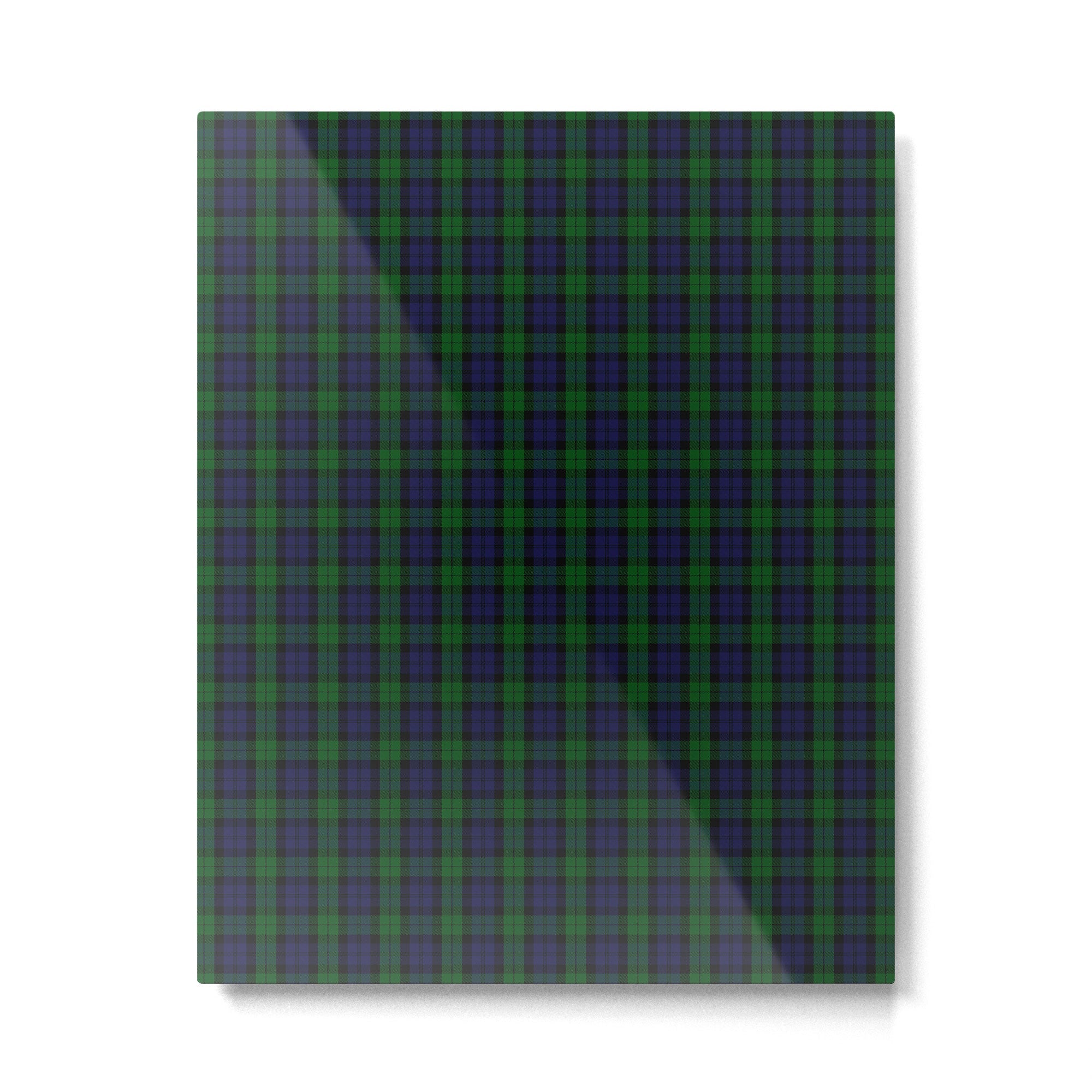 Large Military Blackwatch Scottish Tartan Plaid Metal Print | TeksDecor