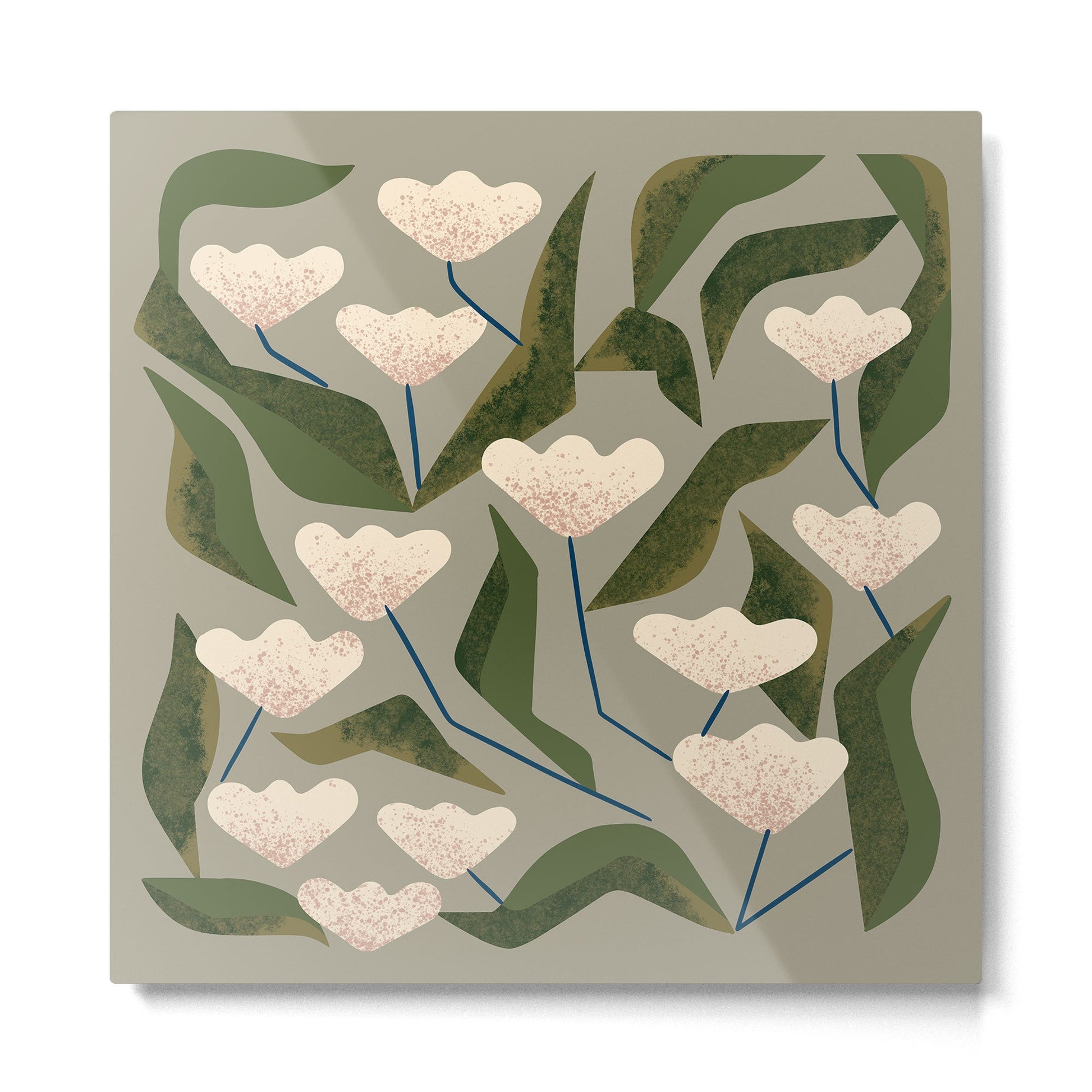 Snowdrops Metal Print | TeksDecor