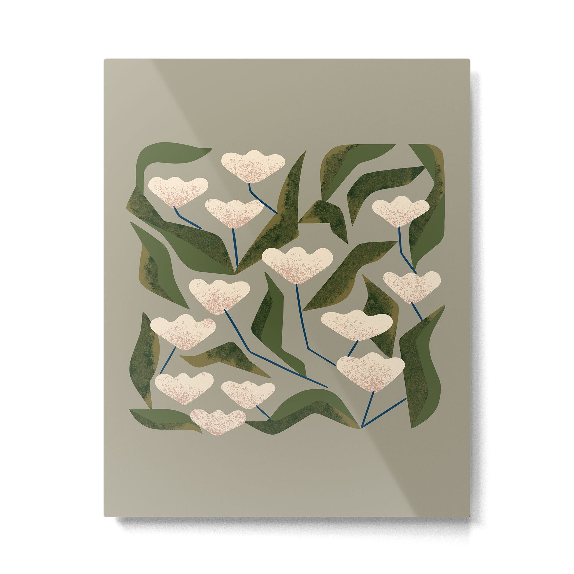 Snowdrops Metal Print | TeksDecor