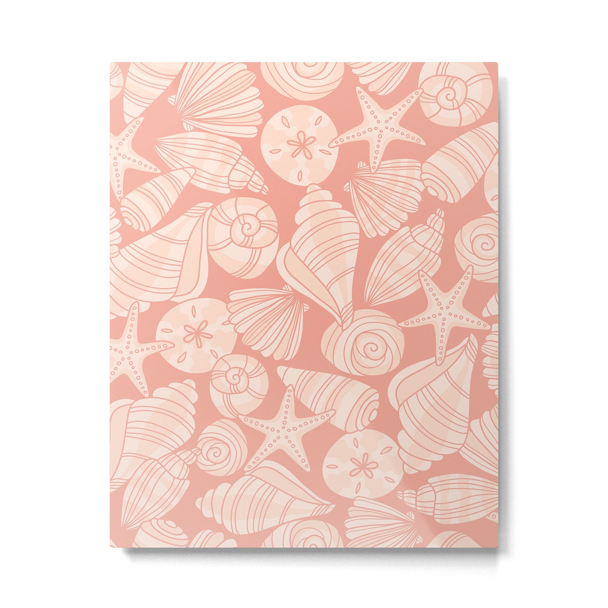 Seashells by the Seashore Metal Print | TeksDecor