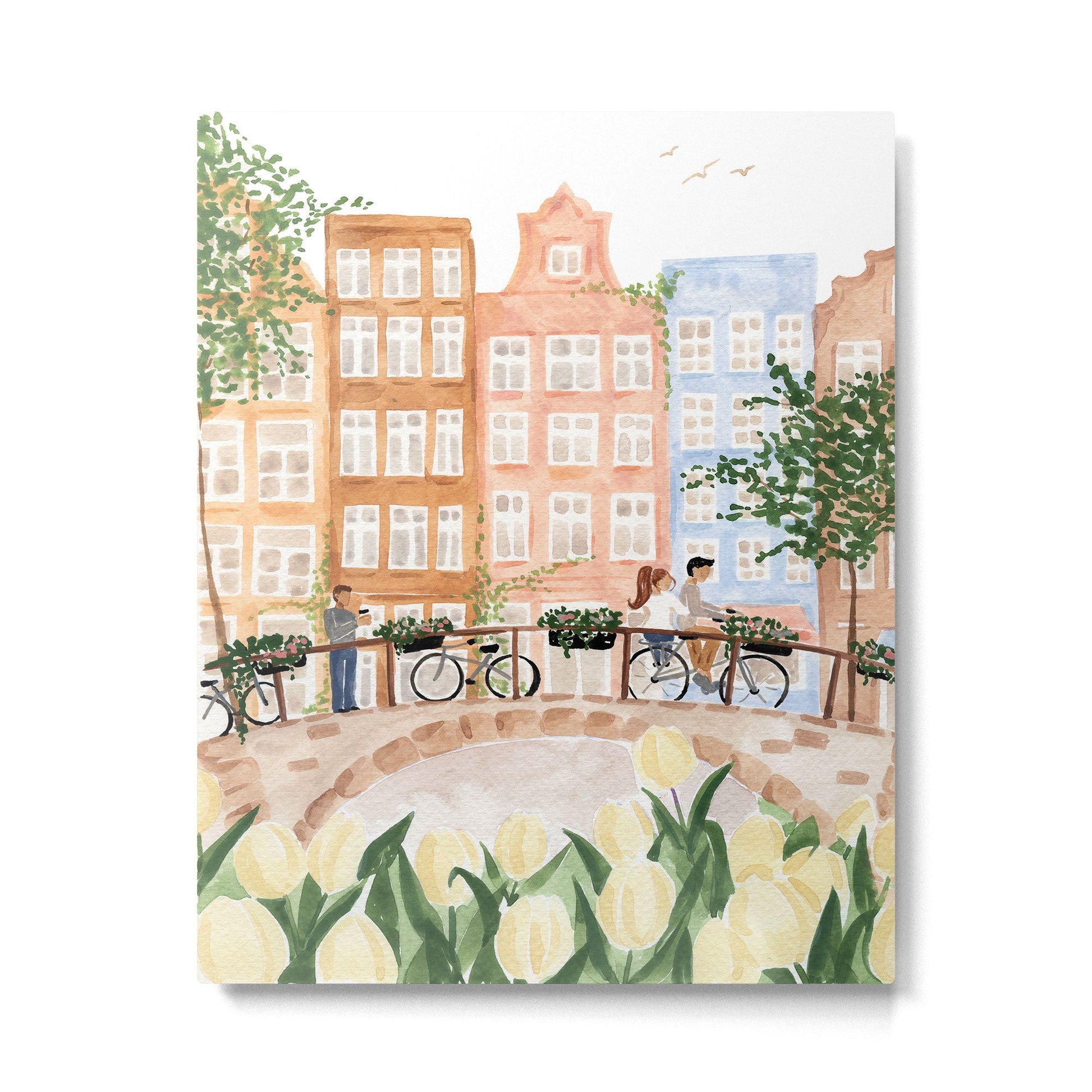 Amsterdam in the Spring Metal Print | TeksDecor