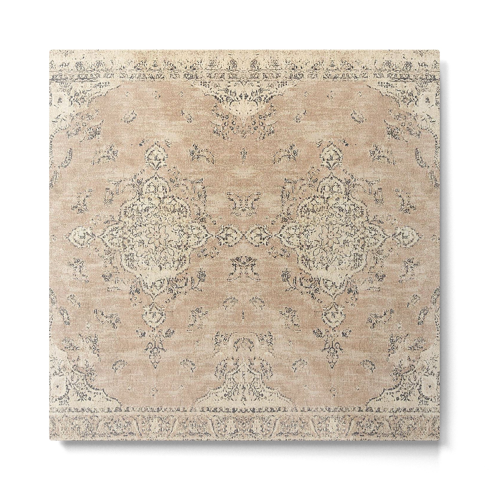 Heritage Vintage Rug Design Metal Print | TeksDecor