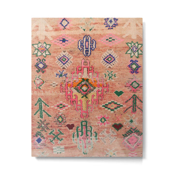 Moroccan Berber Traditional Carpet Metal Print | TeksDecor