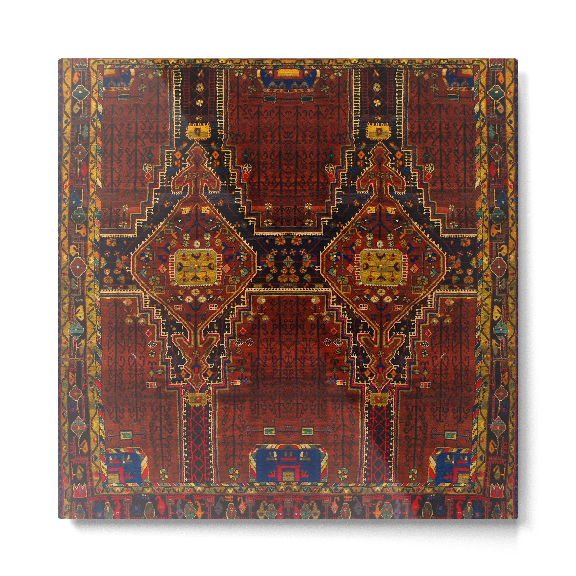 Moroccan Heritage Design Metal Print | TeksDecor