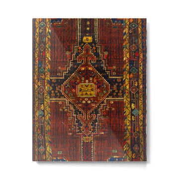 Moroccan Heritage Design Metal Print | TeksDecor