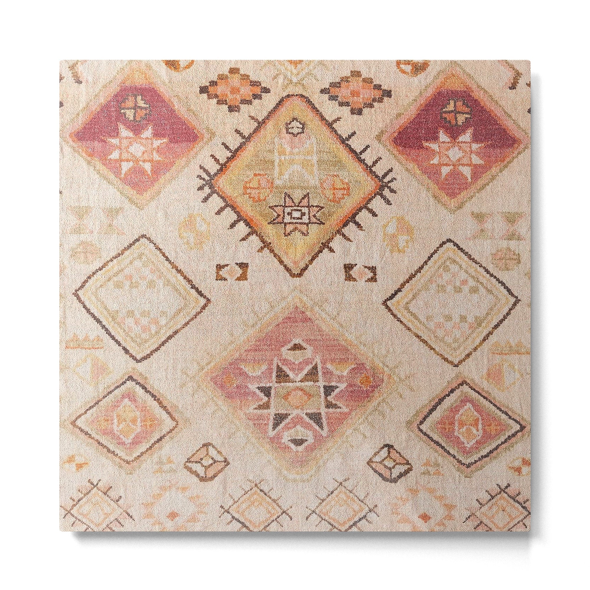 Moroccan Vintage Design Metal Print | TeksDecor