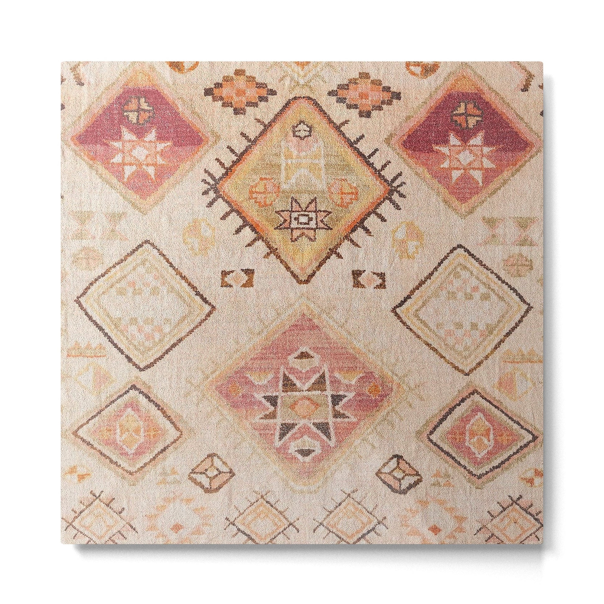 Moroccan Vintage Design Metal Print | TeksDecor