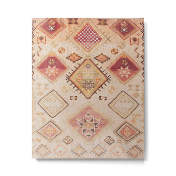 Moroccan Vintage Design Metal Print | TeksDecor