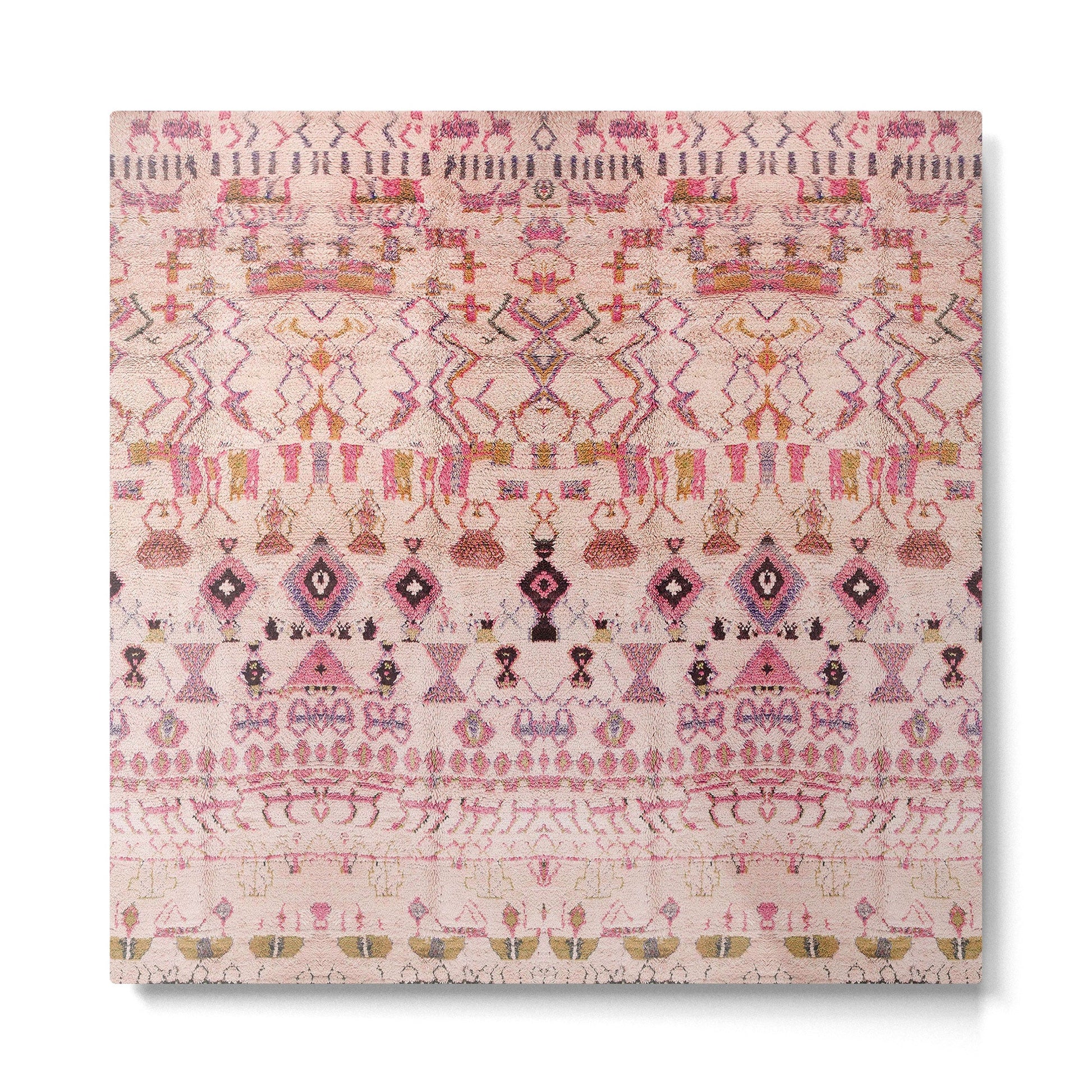 Vintage Moroccan Design Metal Print | TeksDecor
