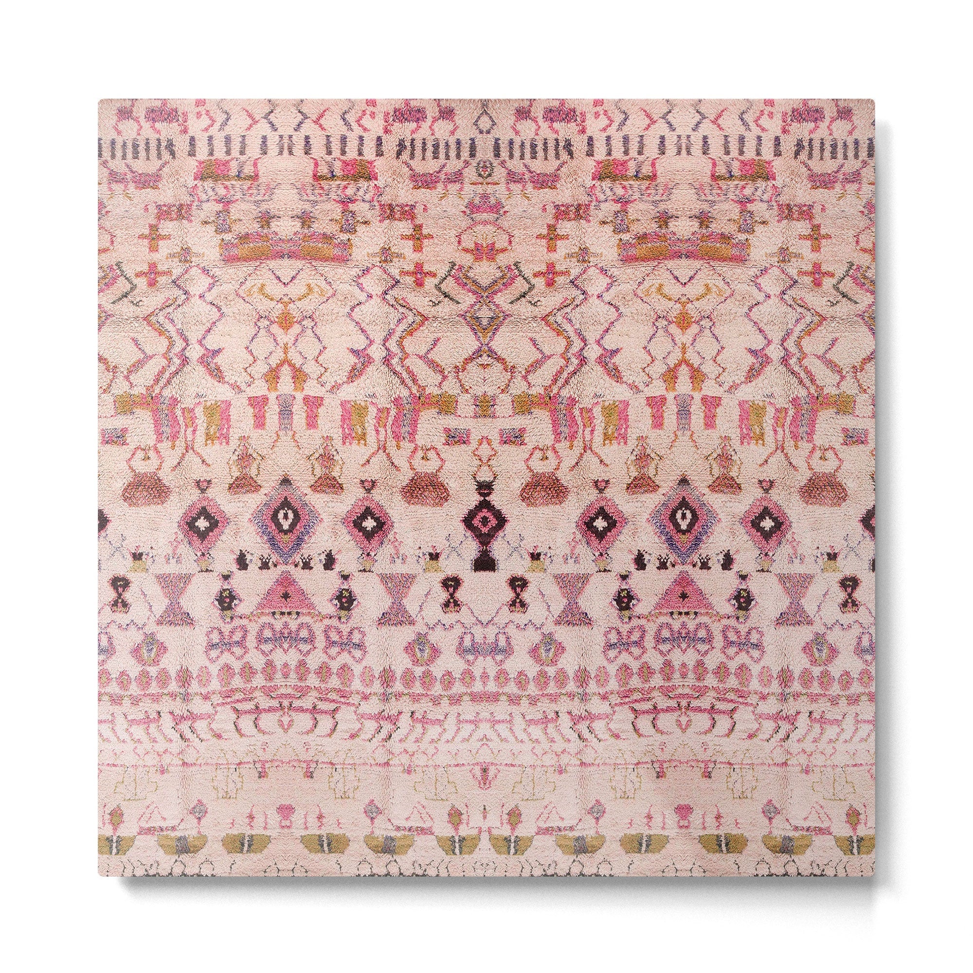 Vintage Moroccan Design Metal Print | TeksDecor