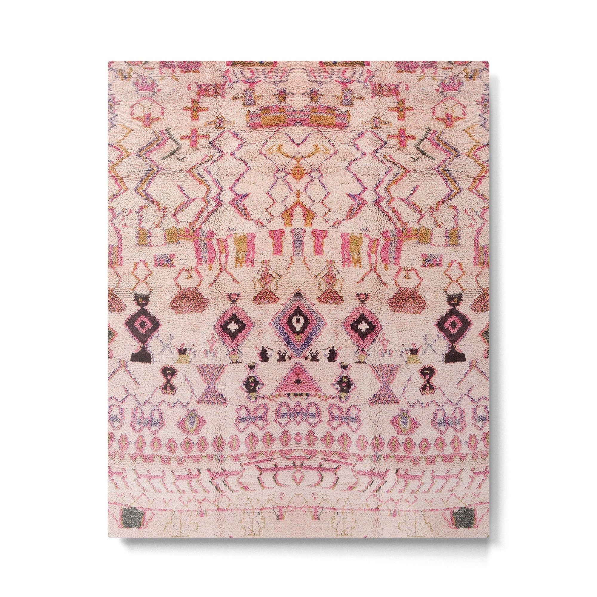 Vintage Moroccan Design Metal Print | TeksDecor