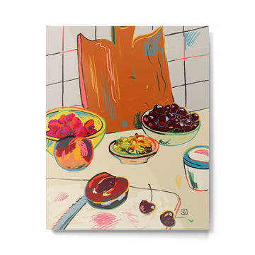 AUTUMN FRUIT Metal Print | TeksDecor