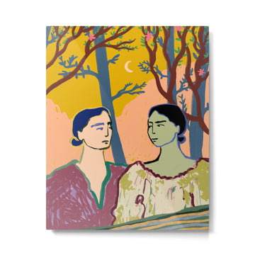FOREST TALE Metal Print | TeksDecor