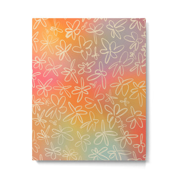 MISTY FIELD OF FLOWERS Metal Print | TeksDecor