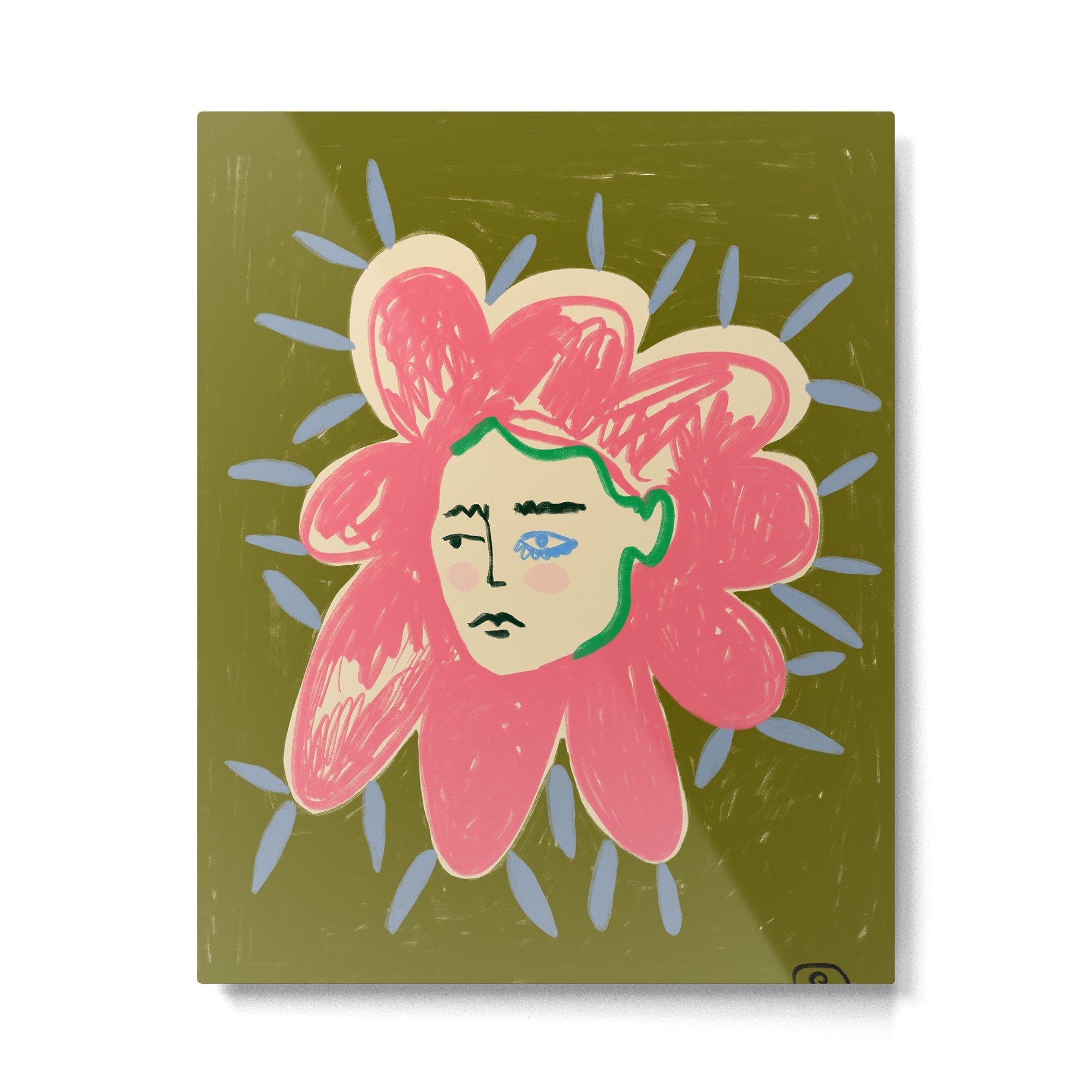 PROTECTIVE LAYER Metal Print | TeksDecor