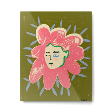 PROTECTIVE LAYER Metal Print | TeksDecor