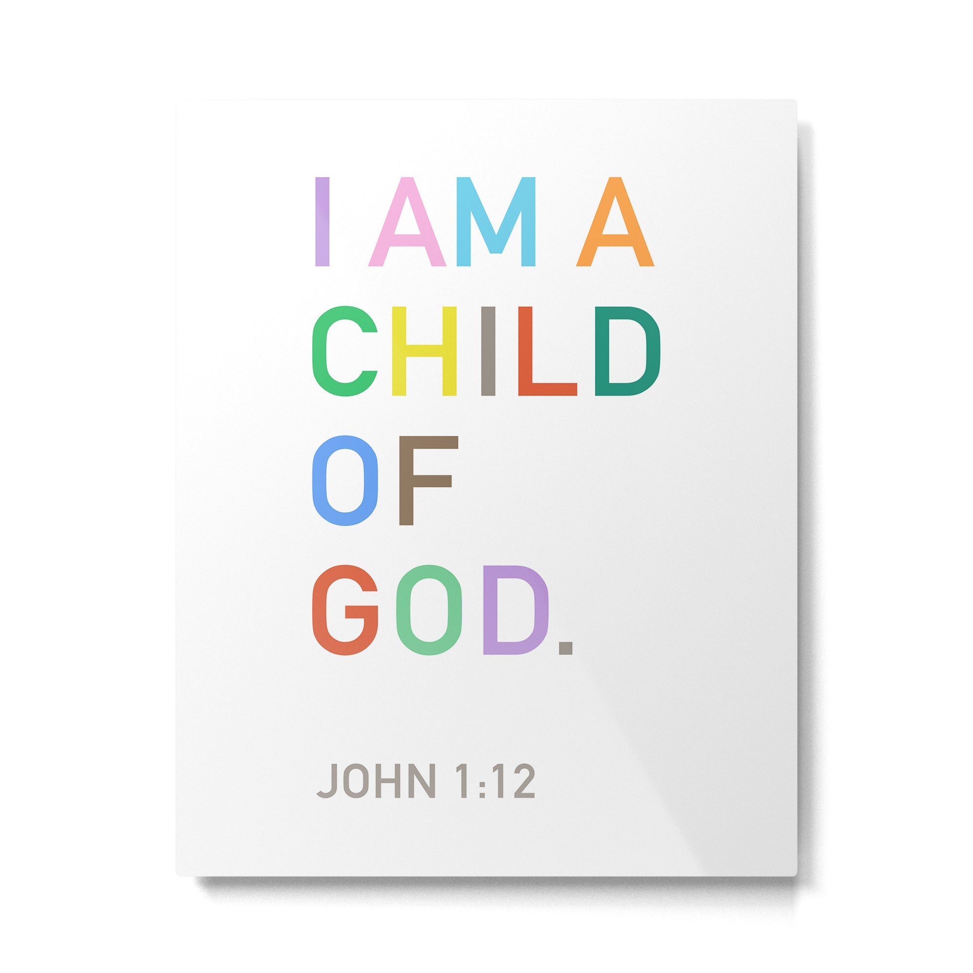 I Am A Child Of God, Bible Verse  Metal Print | TeksDecor