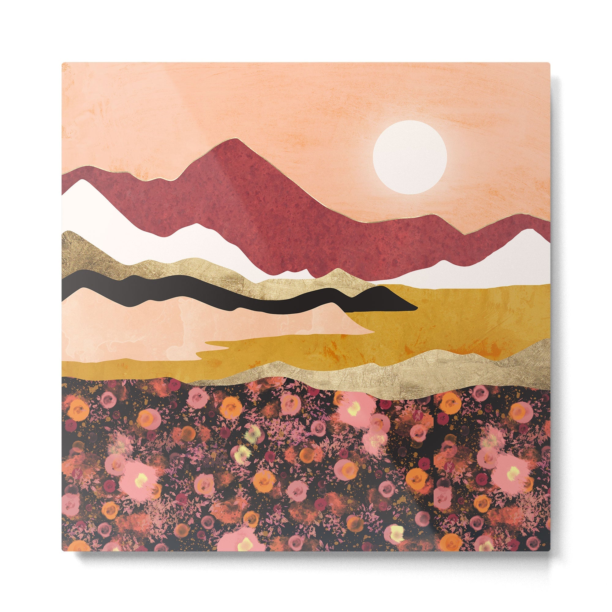 Autumn Field II Metal Print | TeksDecor