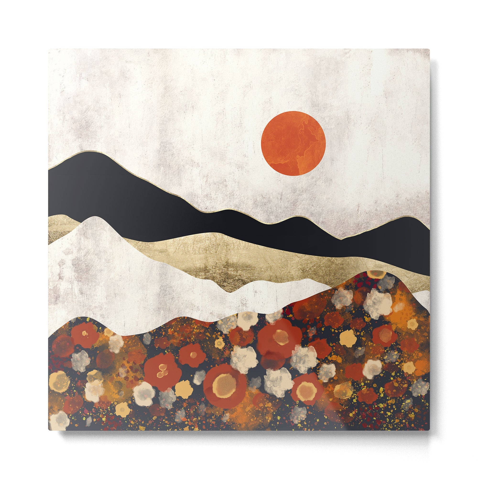 Autumn Field Metal Print | TeksDecor