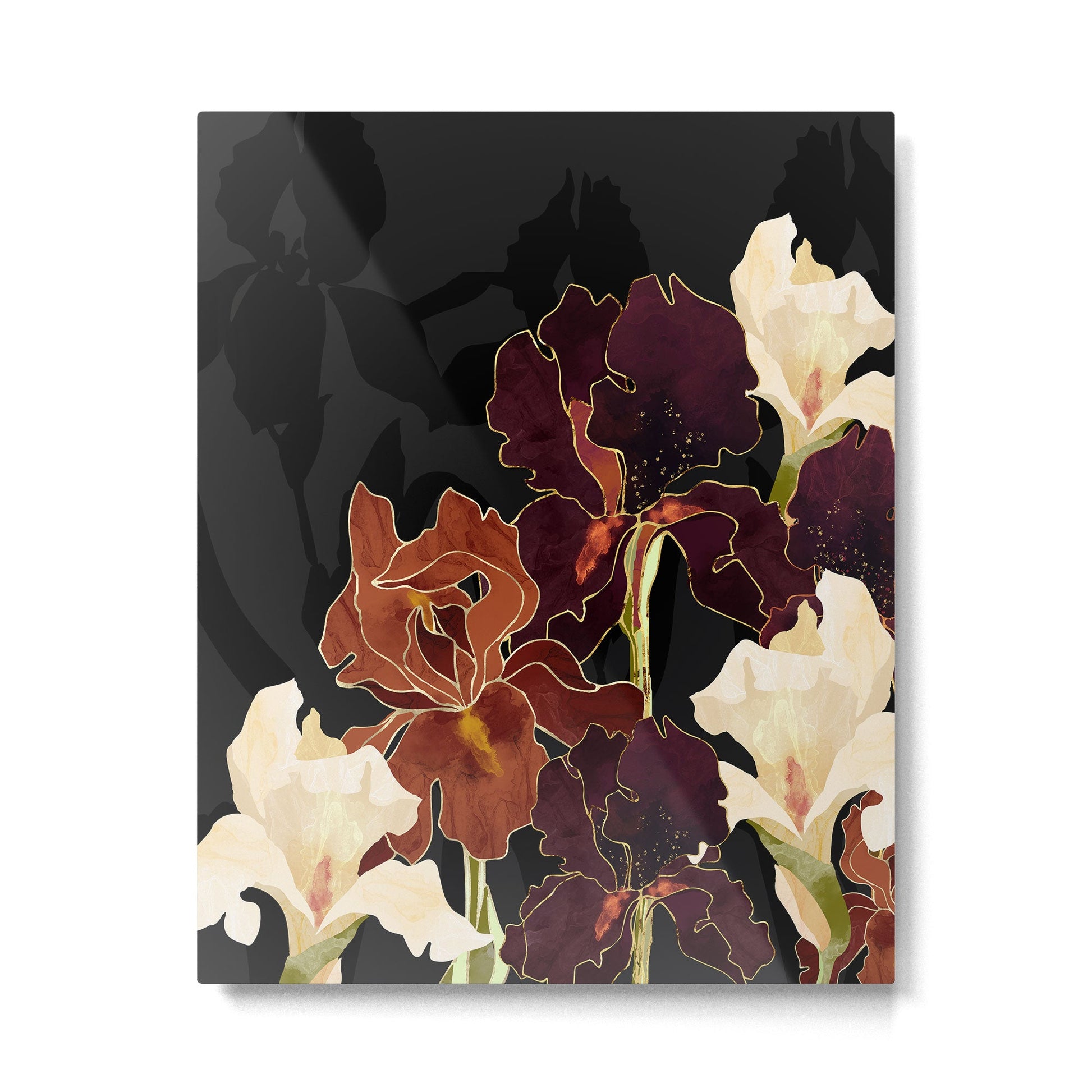 Autumn Iris Metal Print | TeksDecor