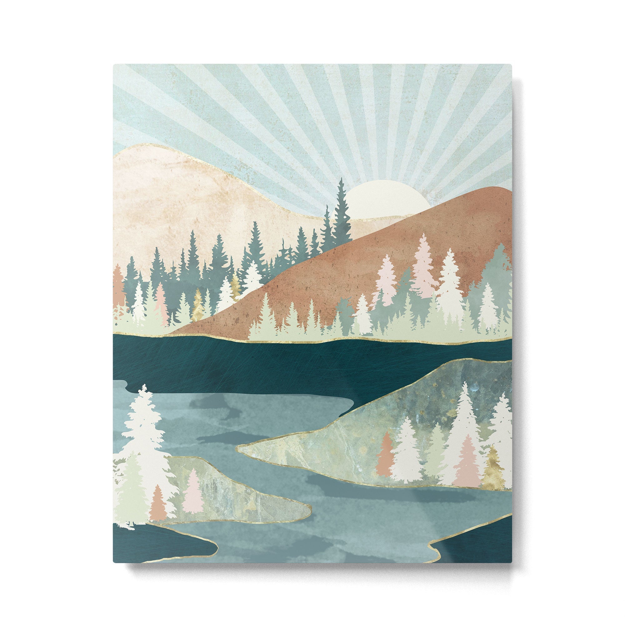 Autumn Sun Metal Print | TeksDecor