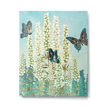 Butterfly Garden Metal Print | TeksDecor
