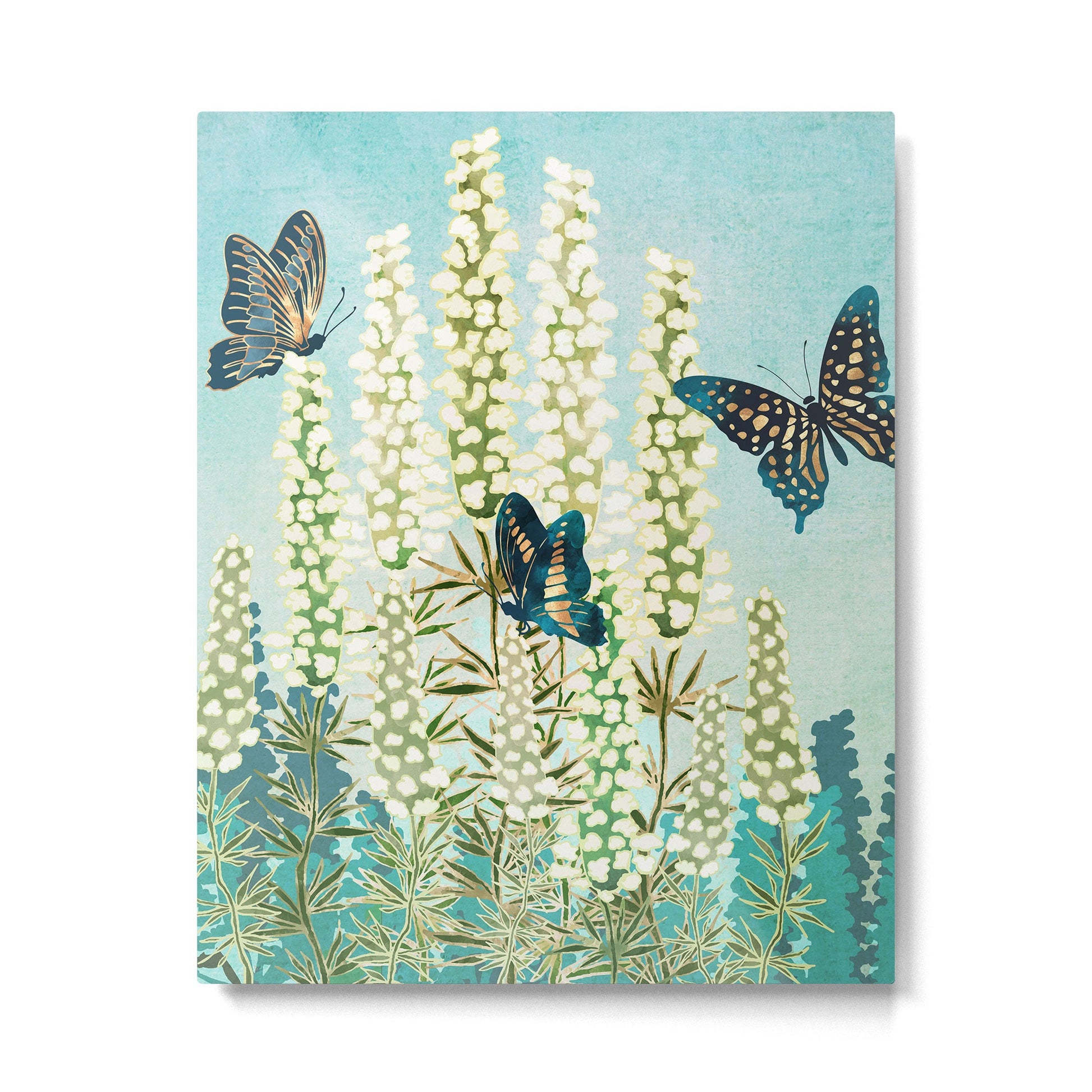 Butterfly Garden Metal Print | TeksDecor