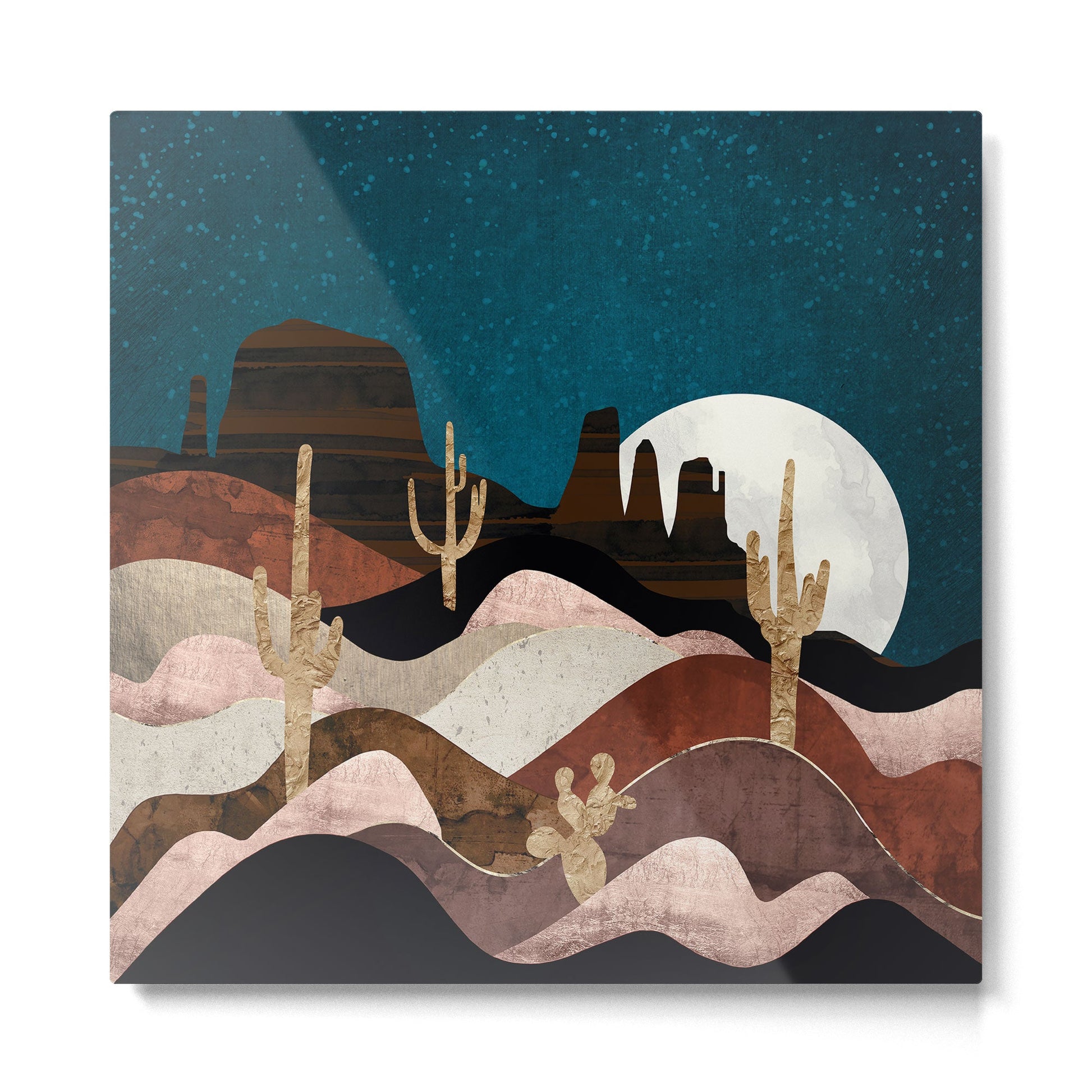 Desert Stars Metal Print | TeksDecor