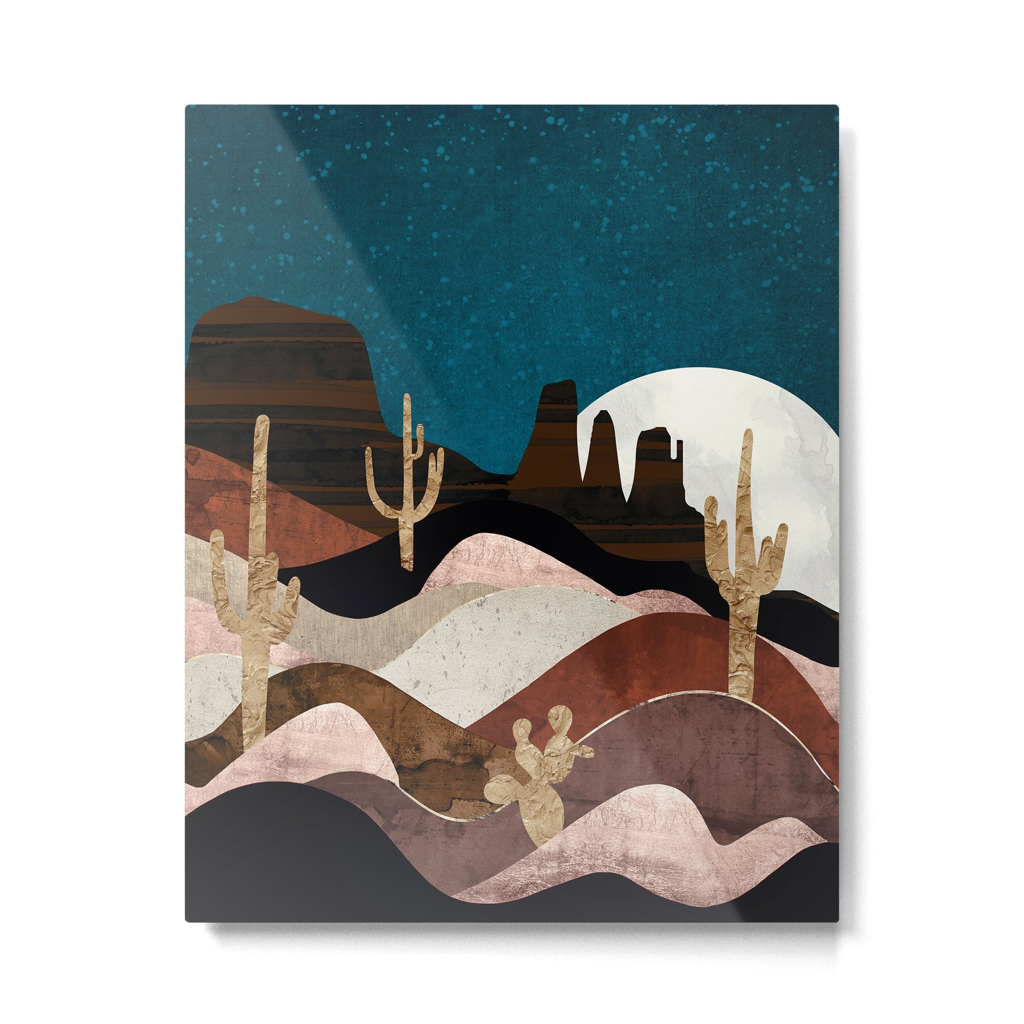 Desert Stars Metal Print | TeksDecor