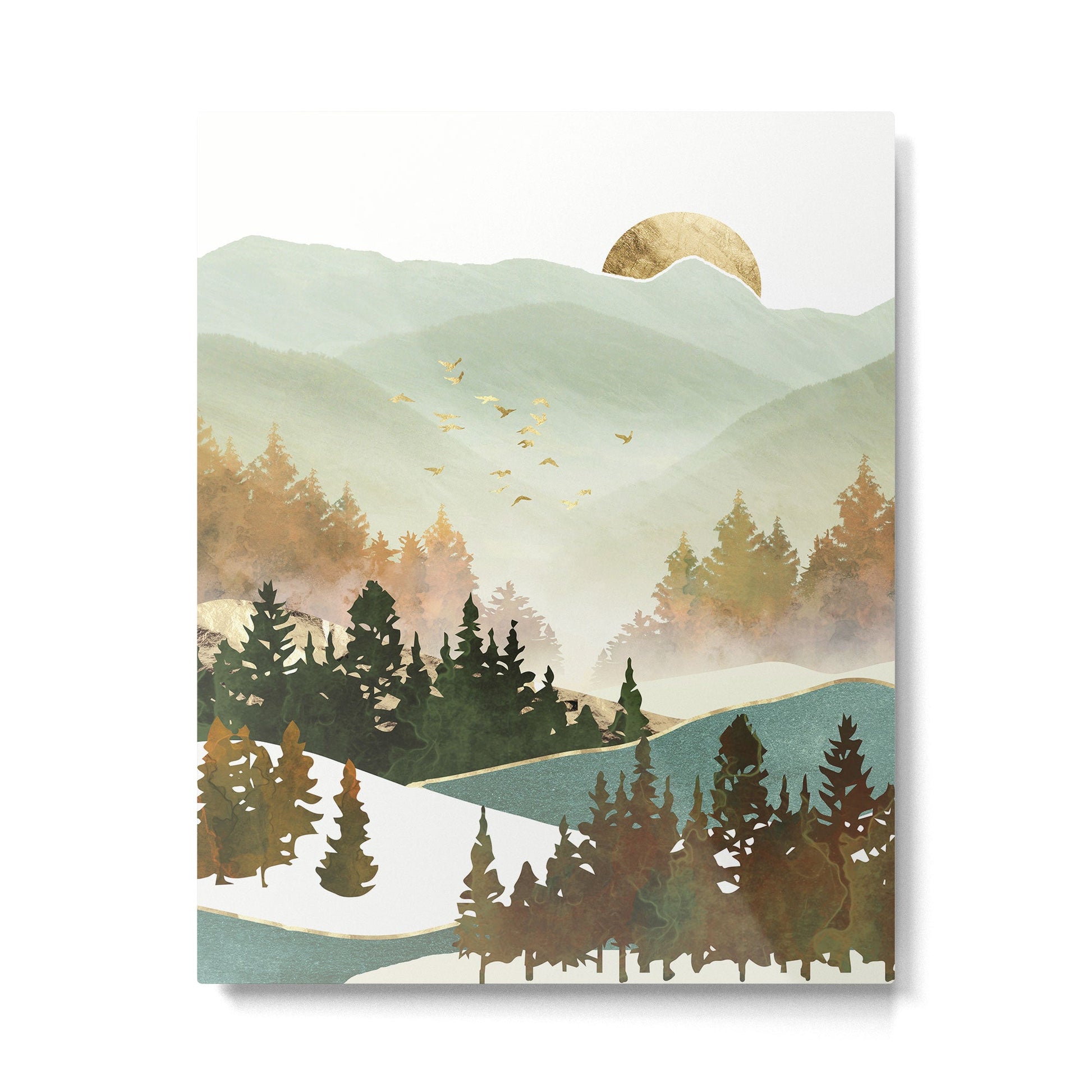Fall Morning Metal Print | TeksDecor