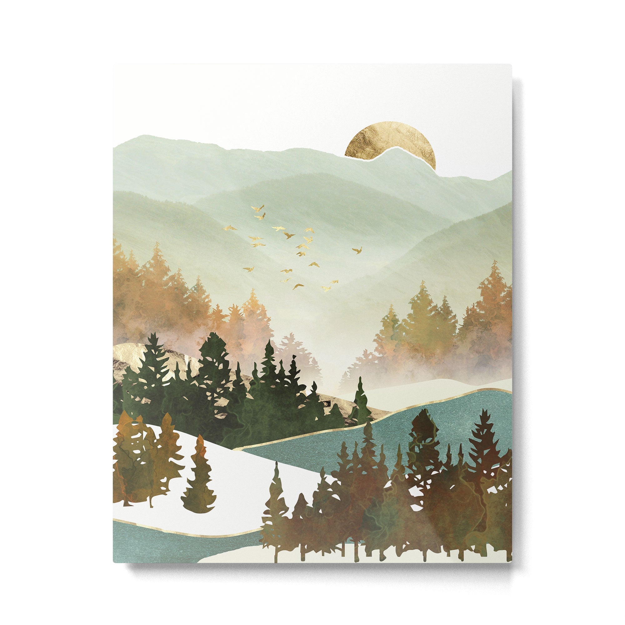 Fall Morning Metal Print | TeksDecor