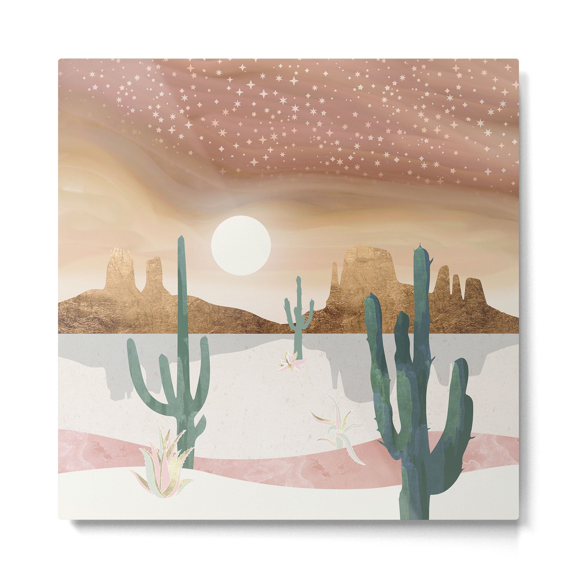 Honey Sky Metal Print | TeksDecor