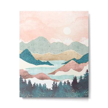 Lake Sunrise II Metal Print | TeksDecor