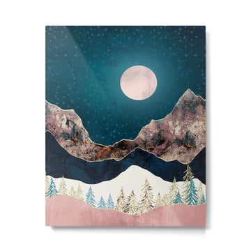 Pine Vista Metal Print | TeksDecor