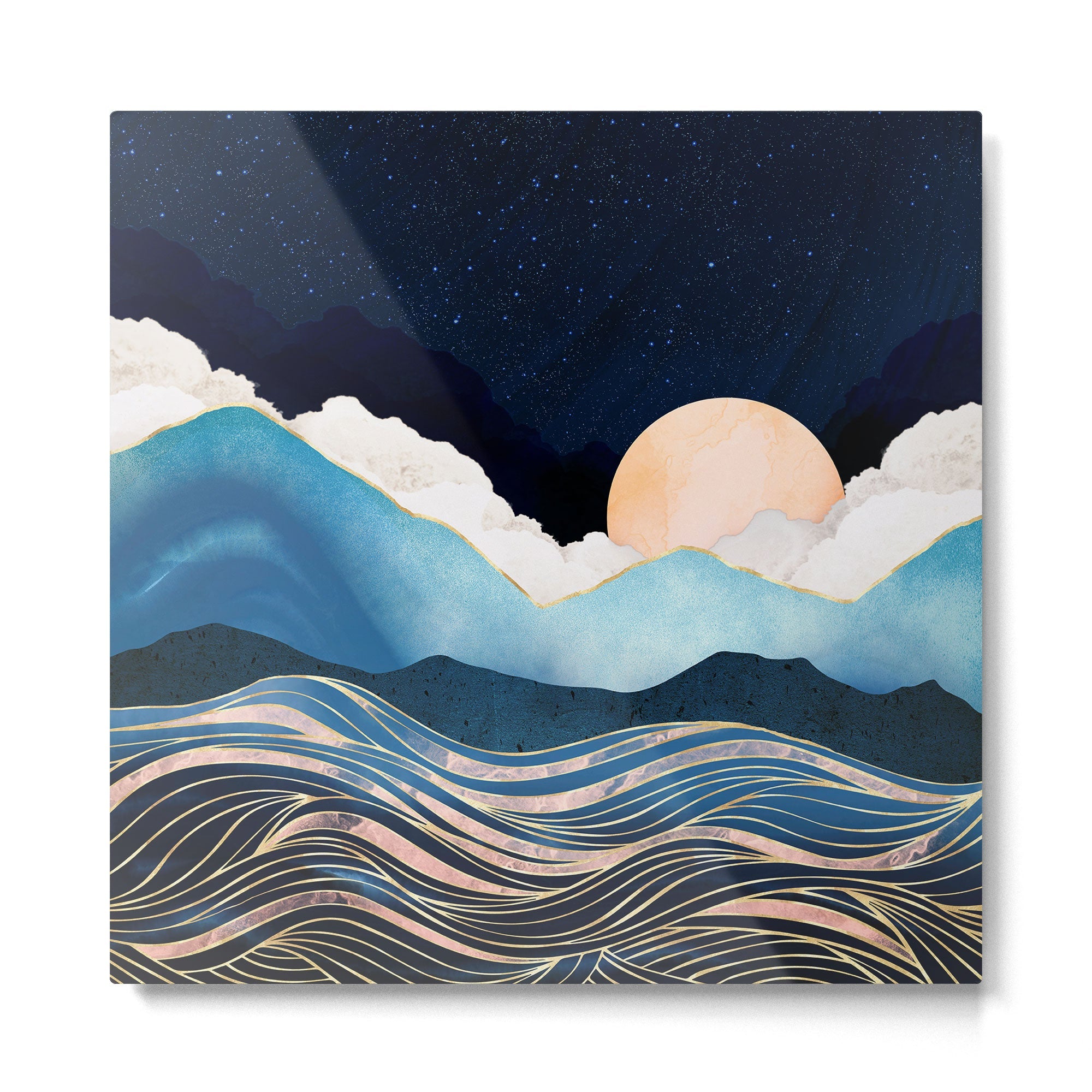 Star Sea Metal Print | TeksDecor