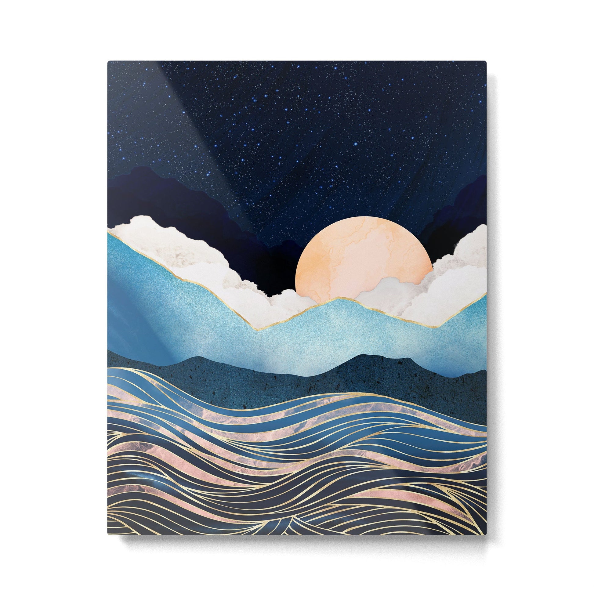Star Sea Metal Print | TeksDecor