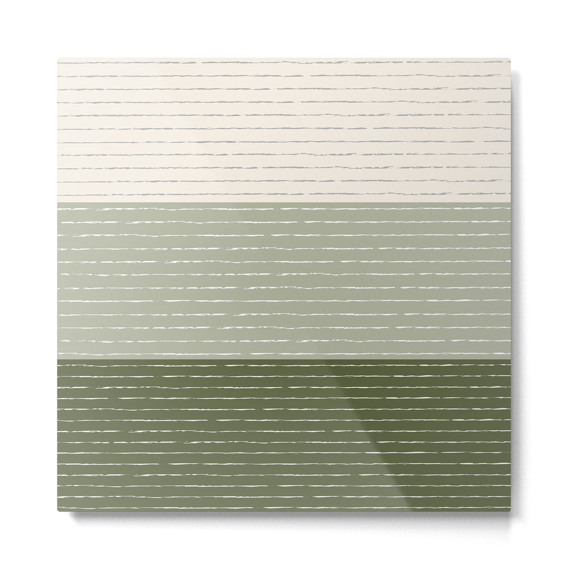 Sage Beige (Lined) Metal Print | TeksDecor