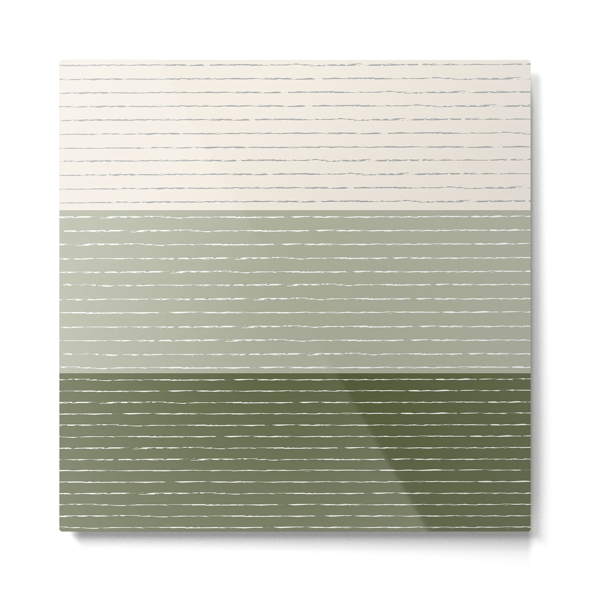 Sage Beige (Lined) Metal Print | TeksDecor