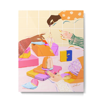 Holiday Preparation Metal Print | TeksDecor