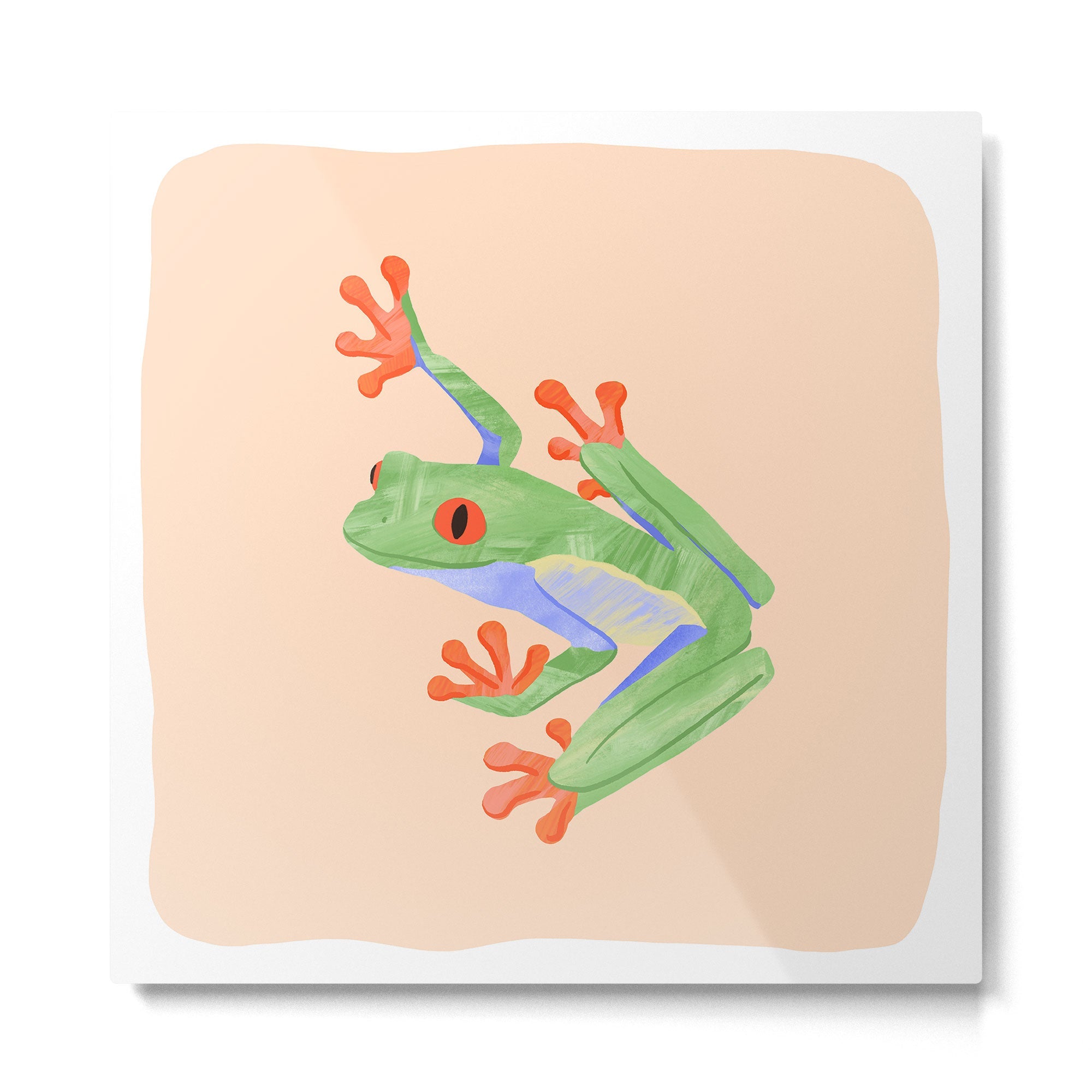 Tree Frog Metal Print | TeksDecor