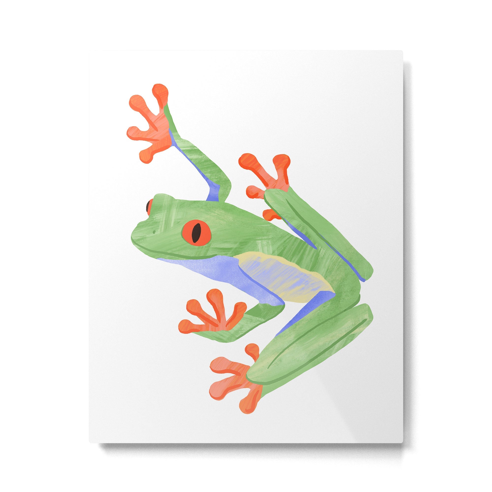 Tree Frog Metal Print | TeksDecor
