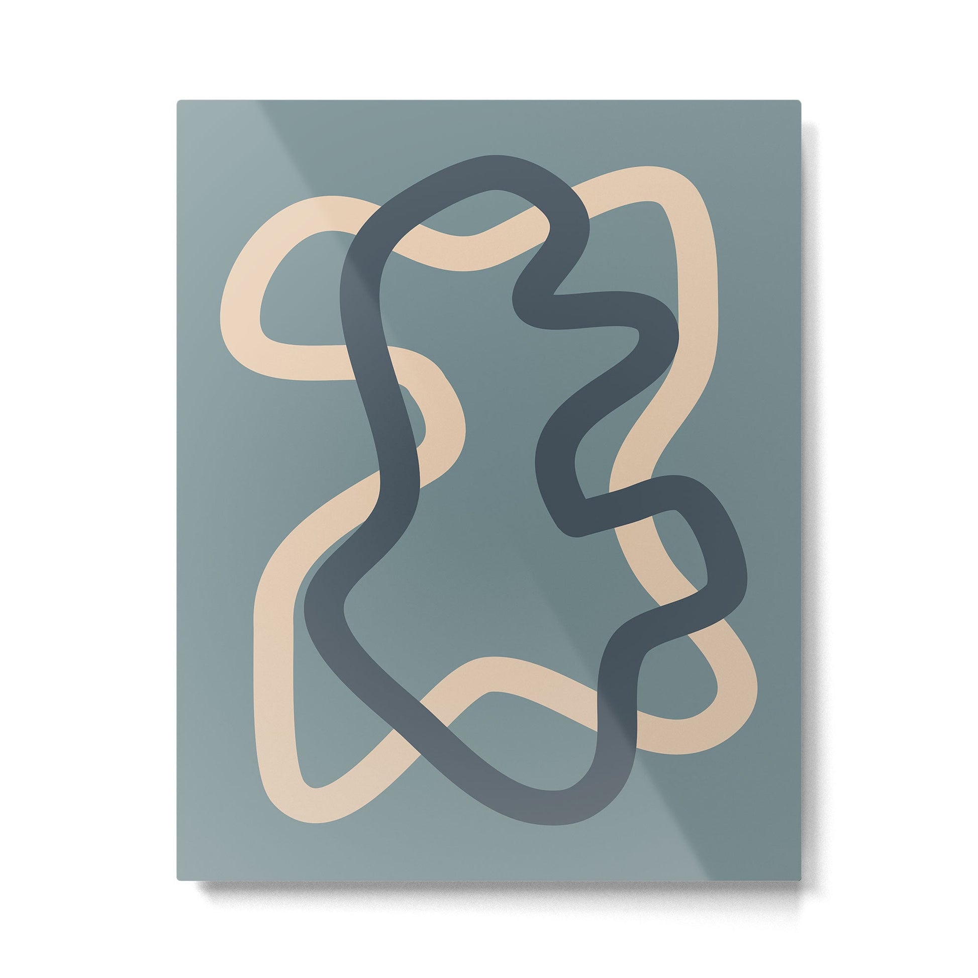 Abstract 03A Metal Print | TeksDecor