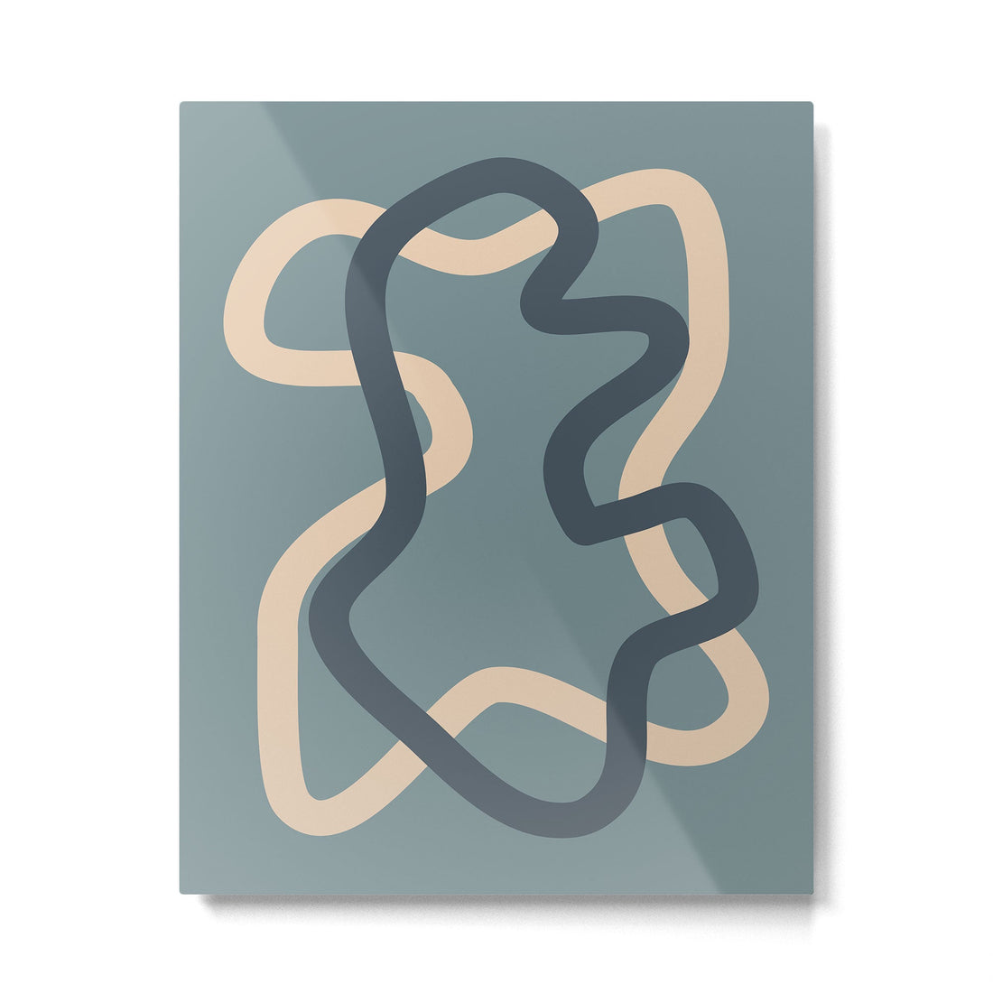 Abstract 03A Metal Print | TeksDecor