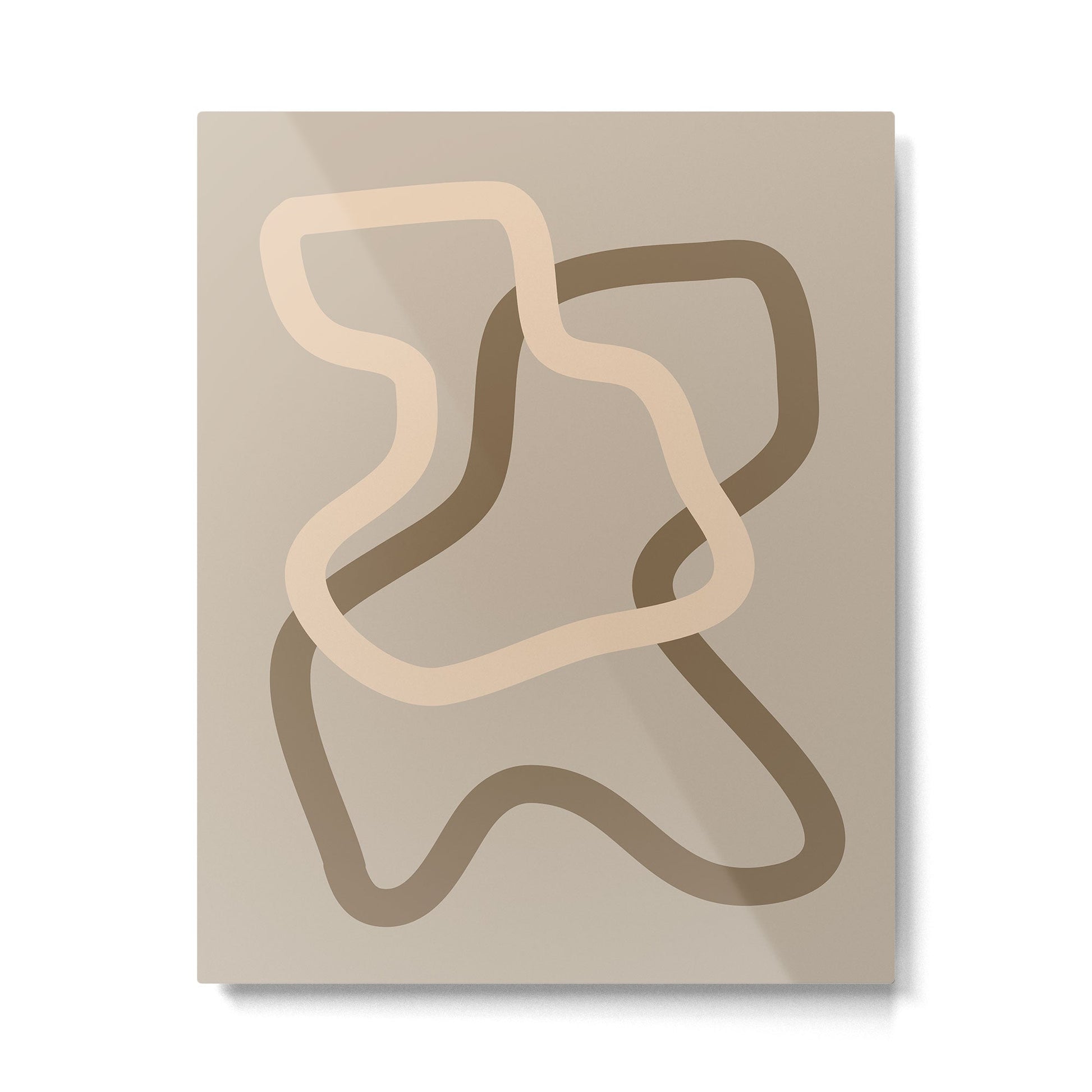 Abstract 03B Metal Print | TeksDecor