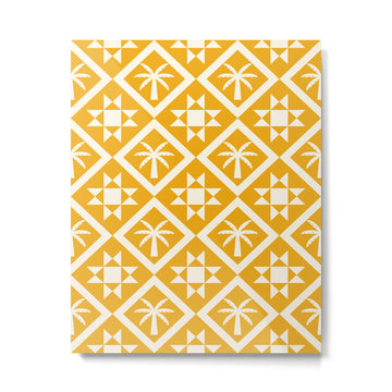 Bohemian Geometric Pattern 03B Metal Print | TeksDecor