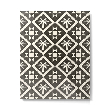 Bohemian Geometric Pattern 05B Metal Print | TeksDecor