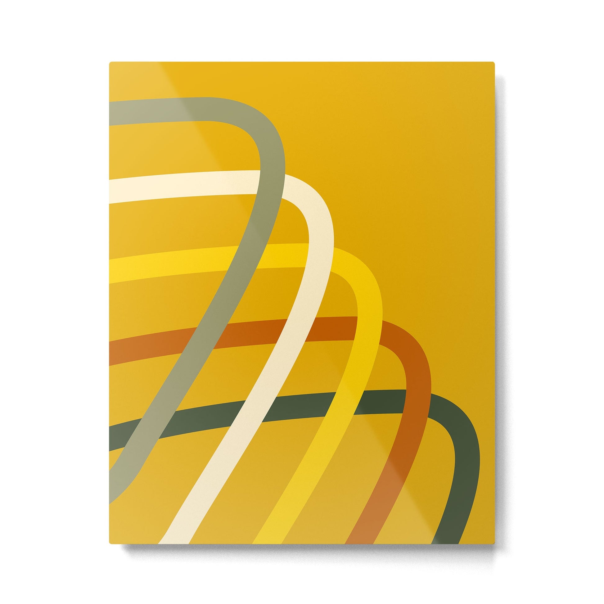 Linea 07A Metal Print | TeksDecor