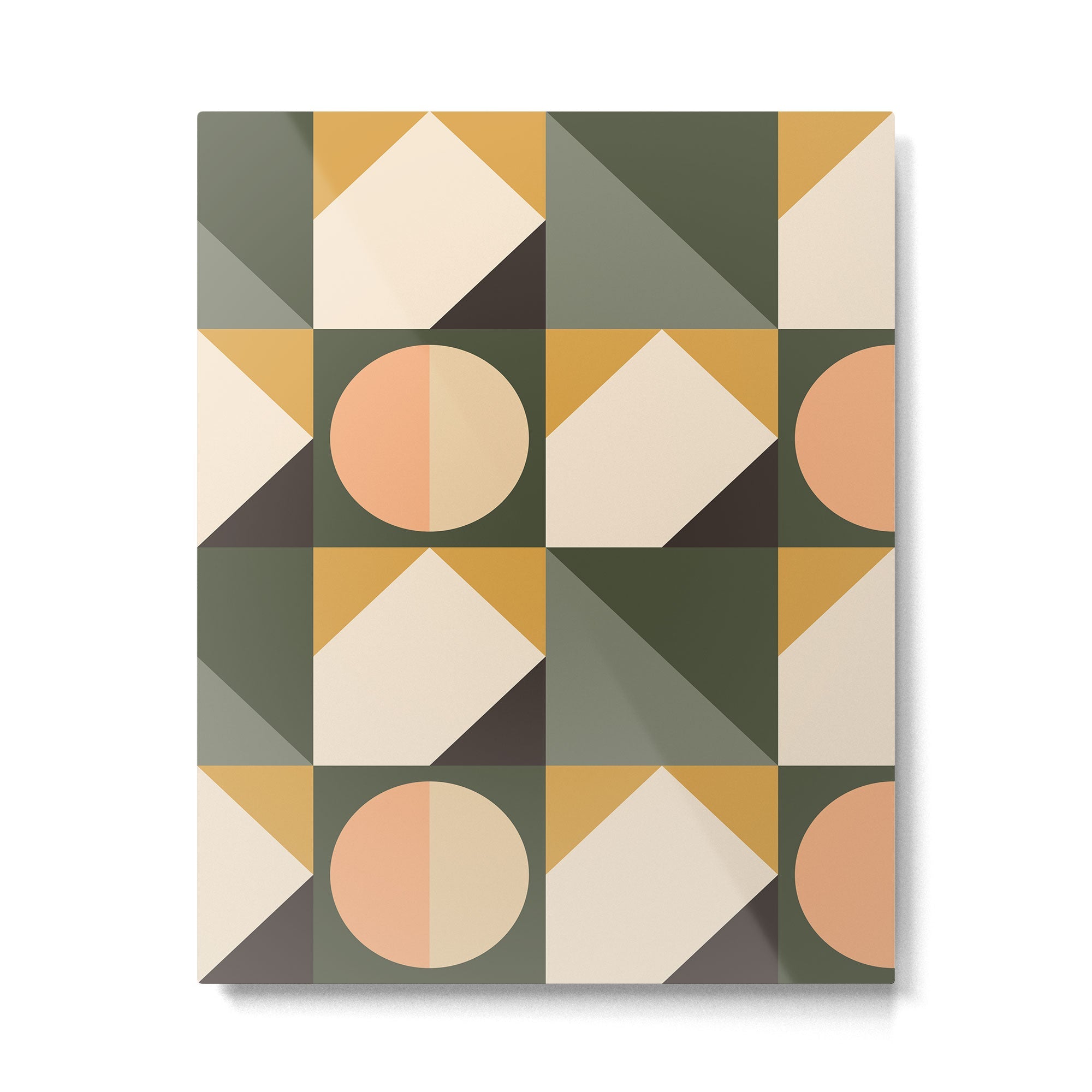 Mid Century 28A Metal Print | TeksDecor