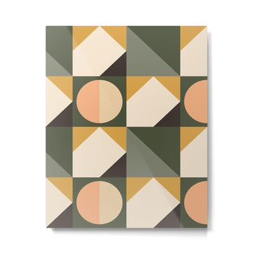 Mid Century 28A Metal Print | TeksDecor