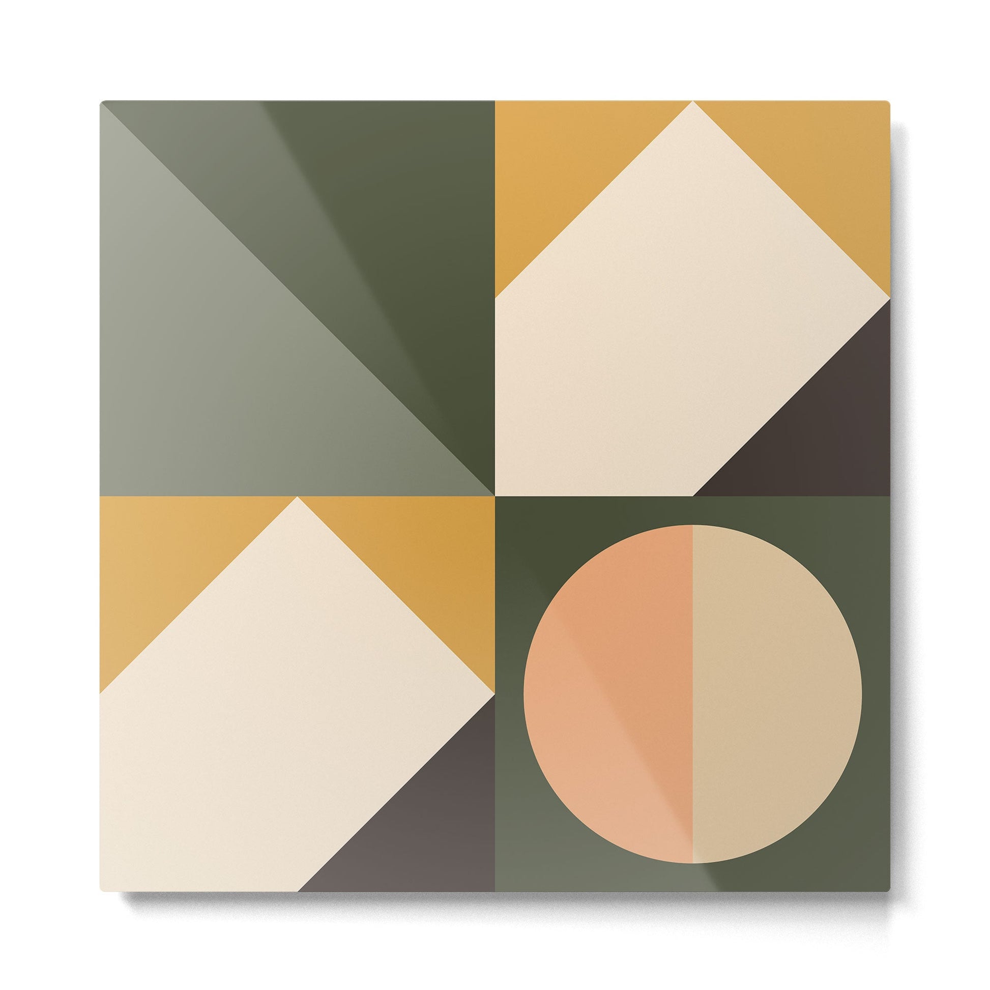 Mid Century 28B Metal Print | TeksDecor